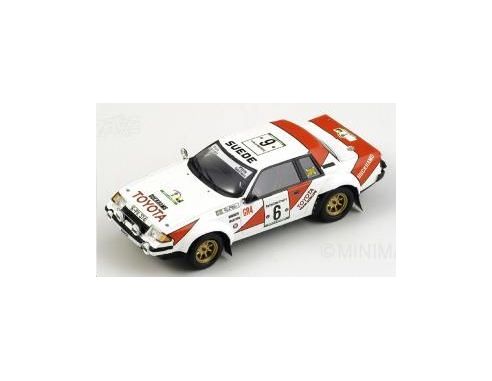 Bizzare BZ398 TOYOTA CELICA N.6 2nd IVORY'82 1:43 Modellino