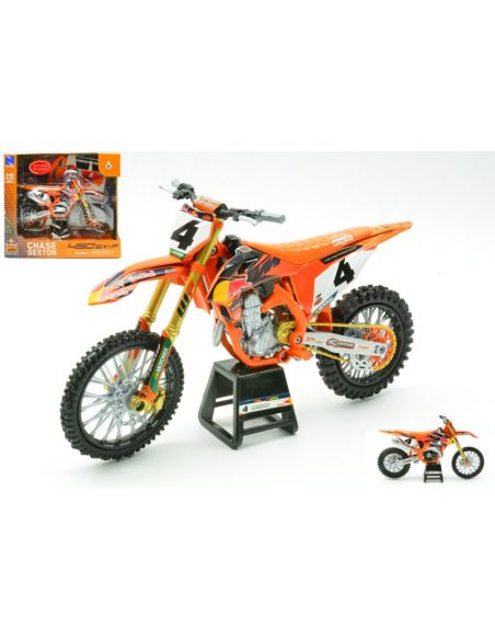 NEW RAY NY58473 KTM RED BULL 450SX-F CHASE SEXTON N.4 2025 1:12 Modellino