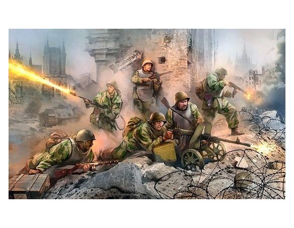 Zvezda 3509 SOVIET ASSAULT GROUP KIT 1:35 Modellino