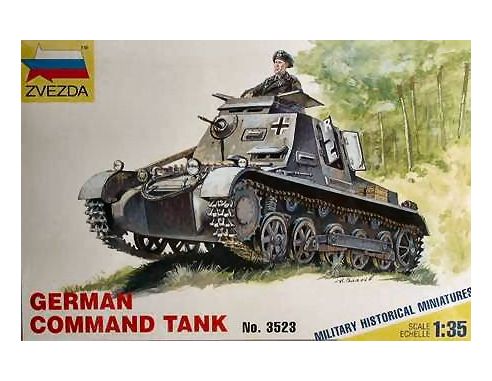Zvezda Z3523 GERMAN PANZER 1 COMMAND TANK KIT 1:35 Modellino