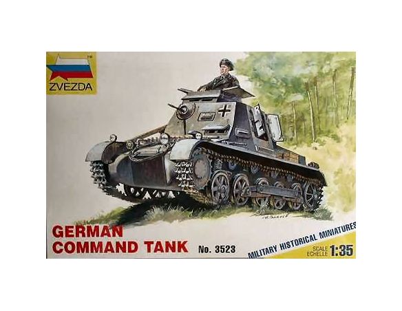 Zvezda Z3523 GERMAN PANZER 1 COMMAND TANK KIT 1:35 Modellino