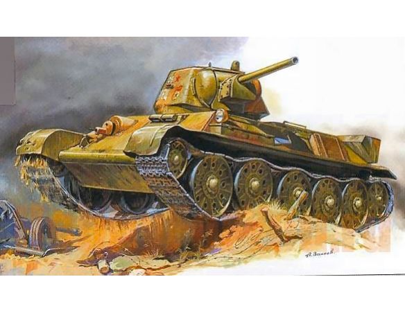 Zvezda Z3525 SOVIET TANK T-34/76 CARRO KIT 1:35 Modellino