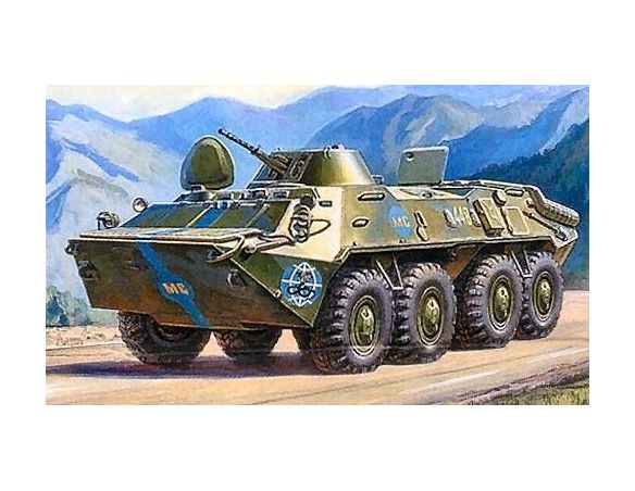 Zvezda Z3556 BTR 70 RUSSIAN PERSONNEL CARRIER KIT 1:35 Modellino