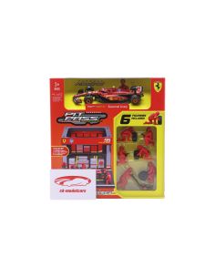 BBURAGO BU36862S DIORAMA PIT STOP 2024 SF-24 N.55 CARLOS...
