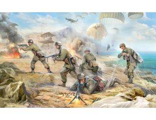 Zvezda Z3628 GERMAN PARATROOPERS 1939 - 1942 KIT 1:35 Modellino