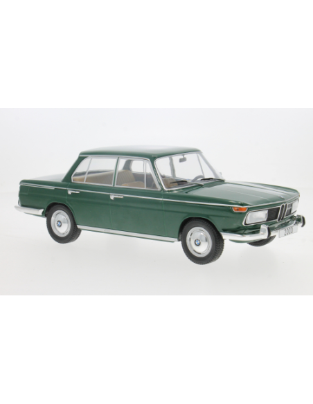 MODELCARGROUP MCG18542 BMW 2000 (TYP 121) 1966 DARK GREEN 1:18 Modellino