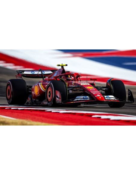 LOOKSMART LSF1068 FERRARI SF-24 N.55 2nd AUSTIN GP 2024 C.SAINZ 1:43 Modellino