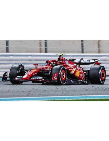 LOOKSMART LSF1071 FERRARI SF-24 N.55 2nd ABU DHABI GP 2024 C.SAINZ 1:43 Modellino