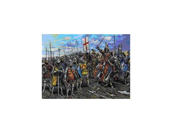 Zvezda Z8044 ENGLISH KNIGHTS 100 YEARS WAR KIT 1:72 Kit Figure Militari