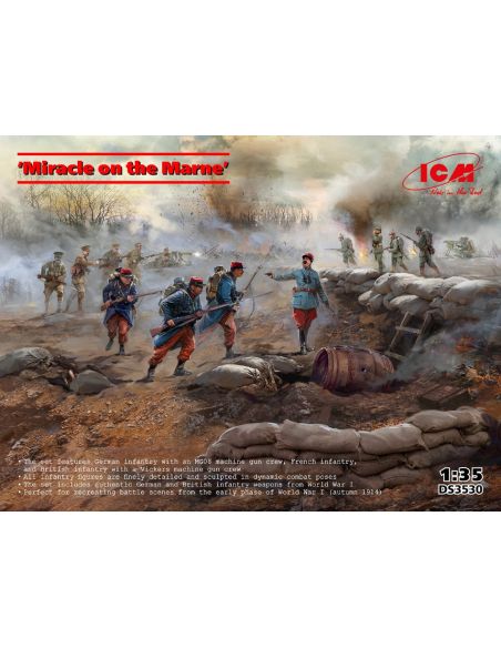 ICM ICMDS3530 MIRACLE ON THE MARNE KIT 1:35 Modellino
