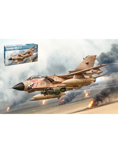 ITALERI IT2521 TORNADO GR.1 DESERT STORM KIT 1:32 Modellino