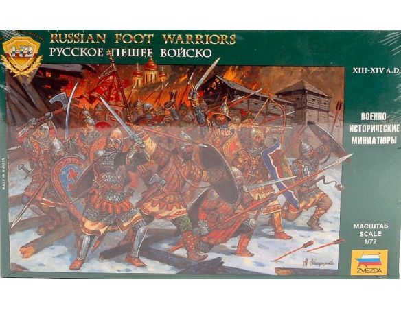 Zvezda Z8062 RUSSIAN FOOT WARRIORS KIT 1:72 Modellino