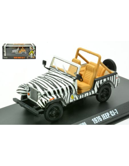 GREENLIGHT GREEN86574 JEEP CJ-7 1976 ACE VENTURA WHEN NATURE CALLS 1:43 Modellino