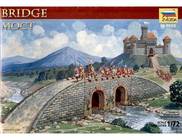 Zvezda Z8525 BRIDGE KIT 1:72 Kit Diorami