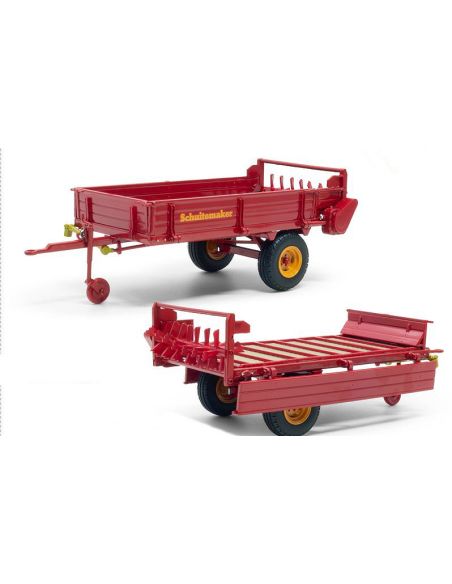 UNIVERSAL HOBBIES UH6496 RIMORCHIO SPANDILETAME SCHUITEMAKER SMS TRAILER WITH SPREADER 1:32 Modellino