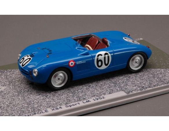 Bizzare BZ469 MONOPOLE X84 SPORT N.60 LM 1952 1:43 Modellino
