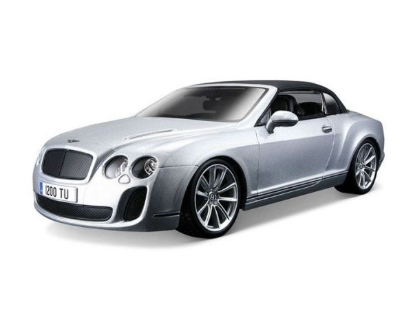 Bburago BU11037 BENTLEY CONTINENTAL SUPERSPORT CONVERTIBLE SOFT TOP 2010 1:18 Modellino