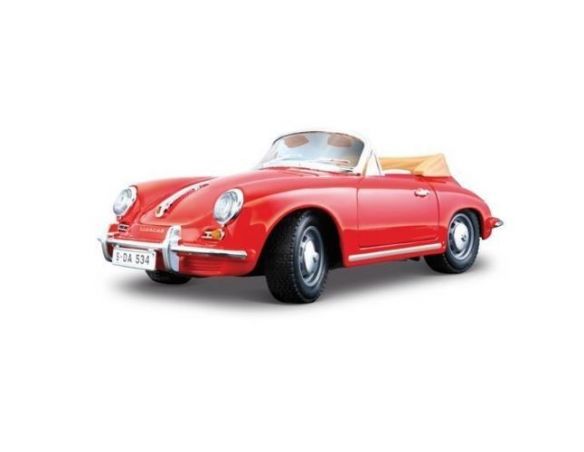 Bburago 12025 PORSCHE 356B CABRIO 1961 1/18 Modellino