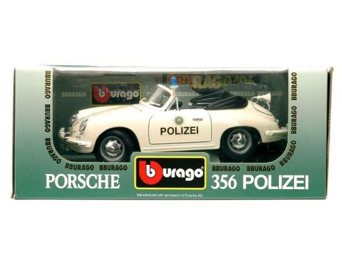Bburago BU3331 PORSCHE 356 POLIZEI MADE IN ITALY 1:18 Modellino