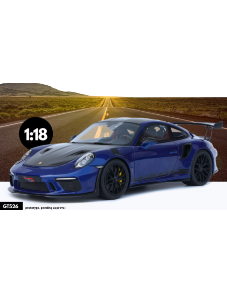 GT SPIRIT GT526 PORSCHE 911 [991.2] GT3 RS WP 2018 BLUE 1:18 Modellino