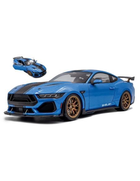 SOLIDO SL1813802 SHELBY MUSTANG SUPER SNAKE 2025 MET.GRABBER BLUE 1:18 Modellino