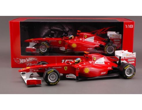 Hot Wheels HWW1073 FERRARI F.ALONSO 2011 1:18 Formula 1