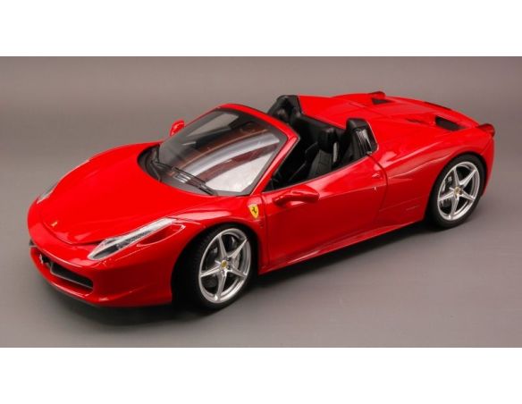 Hot Wheels HWW1177 FERRARI 458 SPIDER 2011 RED 1:18 Auto Stradali