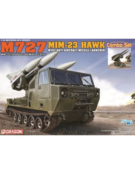 DRAGON D3588 M727 MIM-23 TRACKED GUIDED MISSILE CARRIER KIT 1:35 Modellino