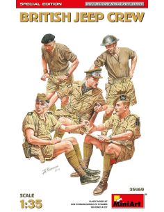 MINIART MIN35469 BRITISH JEEP CREW SPECIAL EDITION KIT...