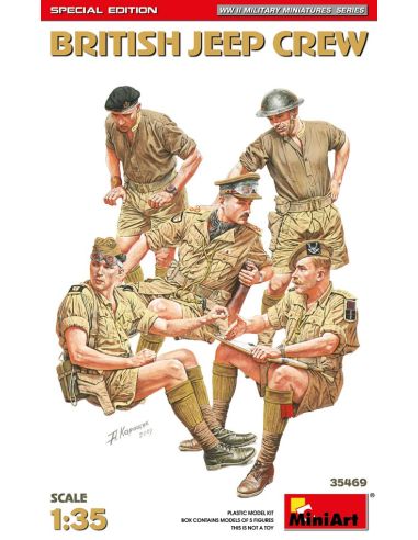 MINIART MIN35469 BRITISH JEEP CREW SPECIAL...