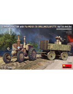 MINIART MIN53008 GERMAN TRACTOR WITH FLA-MG151/20...