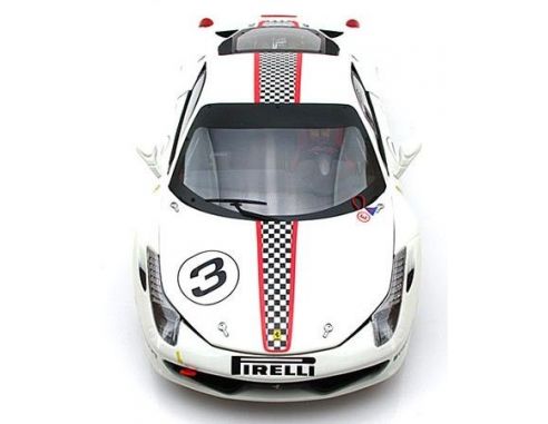 Hot Wheels HWX5487 FERRARI 458 ITALIA CHALLENGE WHITE 1:18 Modellino