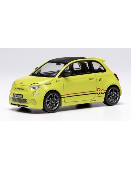 IXO MODEL MOC346 FIAT 500e ABARTH 2024 YELLOW 1:43 Modellino