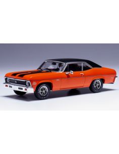IXO MODEL CLC596 CHEVROLET NOVA SS 1971 ORANGE/BLACK 1:43...