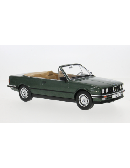 MODELCARGROUP MCG18545 BMW 325i (E30) CABRIOLET 1985 DARK GREEN 1:18 Modellino