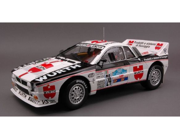 Kyosho KY8302H LANCIA 037 N.24 WINNER TARGA FLORIO 1983 CUNICO-BARTOLICH 1:18 Auto Rally