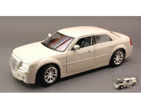 Maisto MI31120 CHRYSLER 300 C HEMI 2005 WHITE 1:18 Modellino