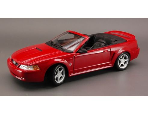 Maisto MI50329 MUSTANG GT CONVERTIB.1999 RED 1:18 Modellino