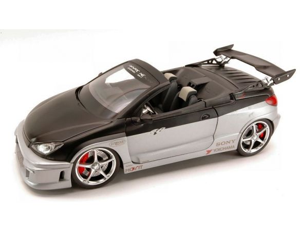 Norev NV184729 PEUGEOT 206 CC PAROTECH GREY 1:18 Modellino