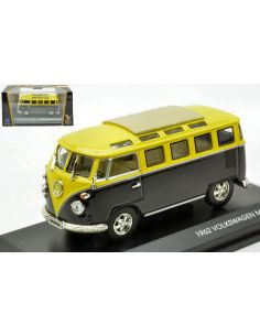 LUCKY DIE CAST LDC43209Y VW MICROBUS T1 1962 YELLOW/BLACK...