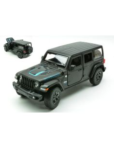 RASTAR RAT64610BK JEEP WRANGLER RUBICON 4xe BLACK 1:24...