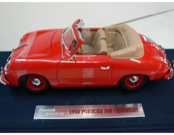 Signature SIGN38201 PORSCHE 356 CABRIO 1950 RED 1:18 Modellino