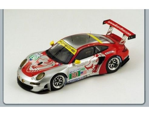 Spark Model S18074 PORSCHE 997 RSR N.80 49th LM 2012 BERGMEISTER-HOLZER-LONG 1:18 Modellino