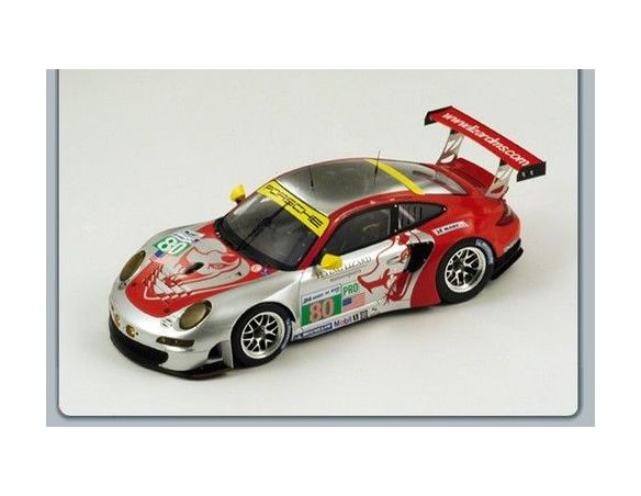 Spark Model S18074 PORSCHE 997 RSR N.80 49th LM 2012 BERGMEISTER-HOLZER-LONG 1:18 Modellino