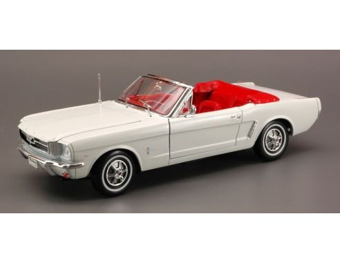 Welly WE4259 FORD MUSTANG CABRIO 1964 CREAM 1:18 Modellino