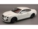Welly WE4266 BENTLEY CONTINENTAL GT SUPERSPORTS 2009 WHITE 1:18 Modellino