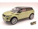 Welly WE4691 RANGE ROVER EVOQUE 2011 LIGHT METALLIC GREEN 1:18 Modellino