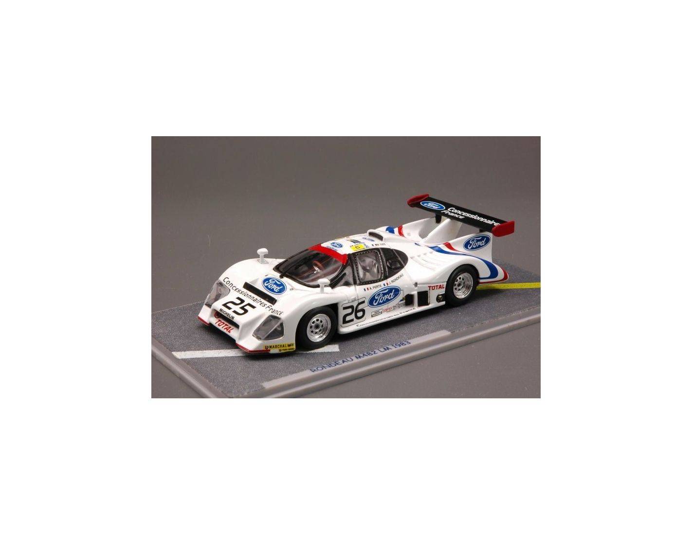 Miniature Rondeau Ford M482 LM 1983 N°26 – Bizarre 1:43 – Résine – BZ95
