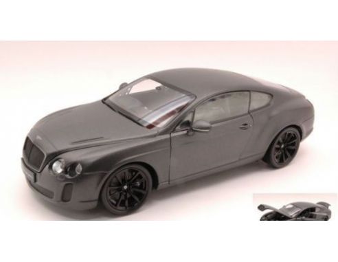 Welly WE4699 BENTLEY CONTINENTAL GT SUPERSPORTS 2009 SATIN BLACK 1:18 Modellino