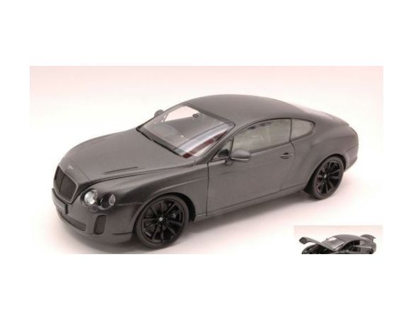 Welly WE4699 BENTLEY CONTINENTAL GT SUPERSPORTS 2009 SATIN BLACK 1:18 Modellino